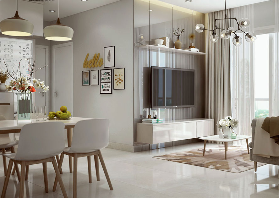 Bán căn hộ 3 ngủ 2 WC hướng Tây Nam Geleximco Lê Trọng Tấn đồ cơ bản