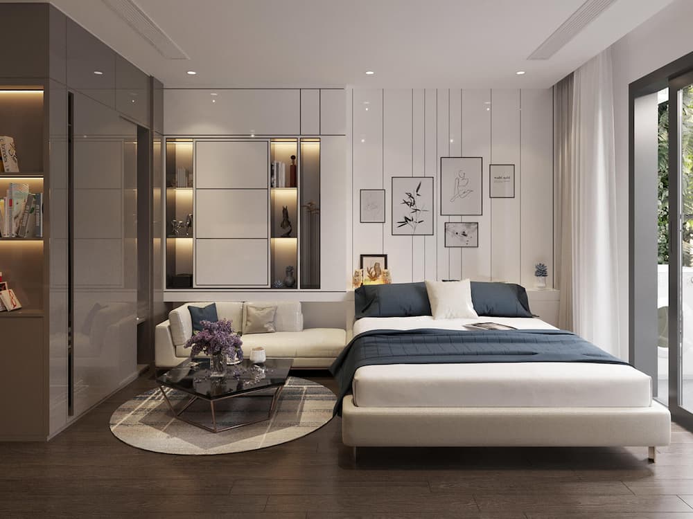 Cho thuê căn góc 3 phòng ngủ chưa có đồ hướng Tây Bắc, diện tích: 100m2 chung cư Thanh Hà Cienco 5