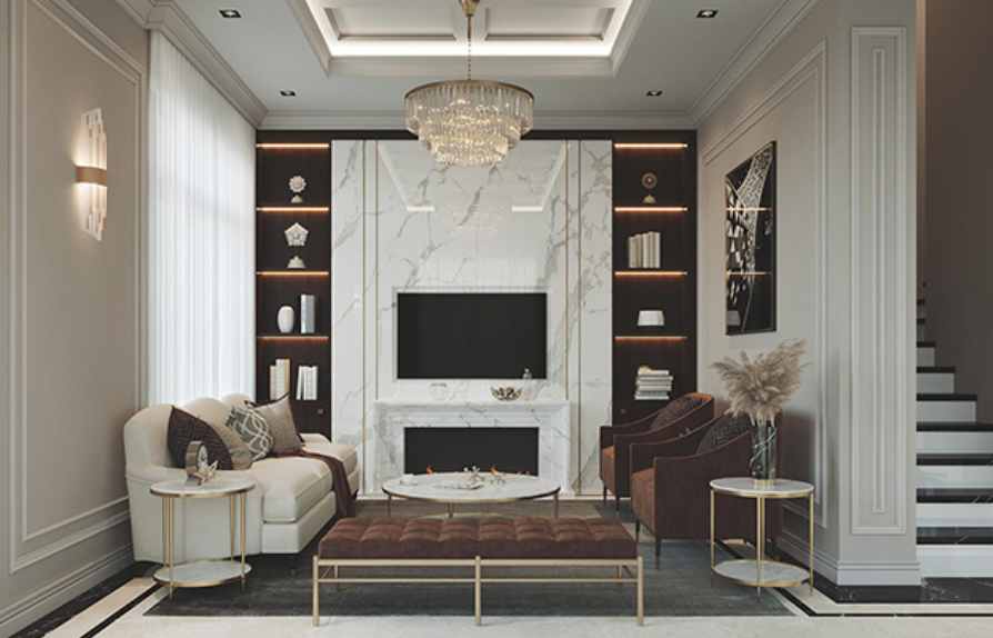 Cho thuê nhà liền kề khu A Geleximco, hướng Tây Nam, DT 150m2, full nội thất bàn giao CĐT