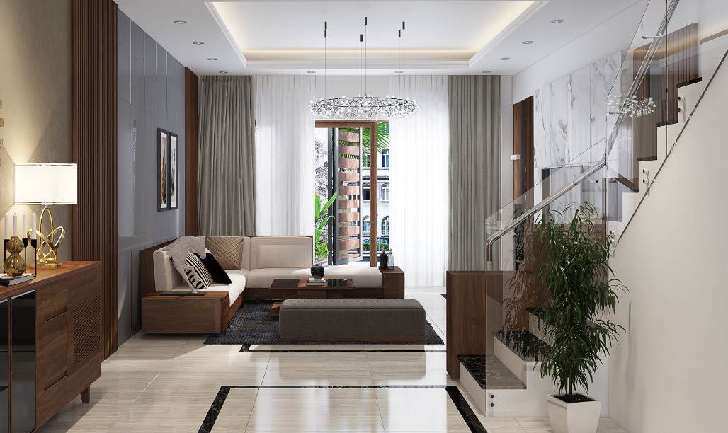 Cần cho thuê shophouse khu C Geleximco, hướng Tây Nam, DT 100m2, view nội khu