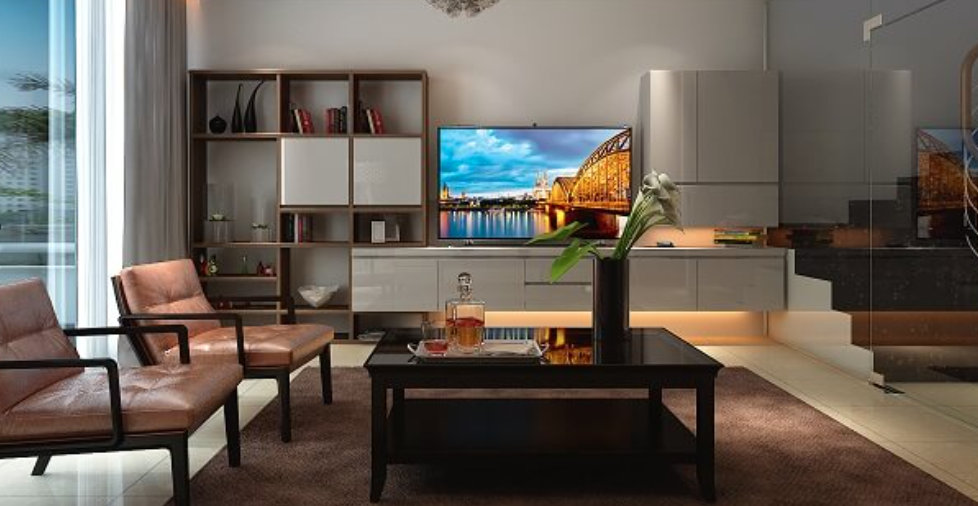 Cần cho thuê shophouse khu D Geleximco, hướng Tây, DT 120m2, full nội thất