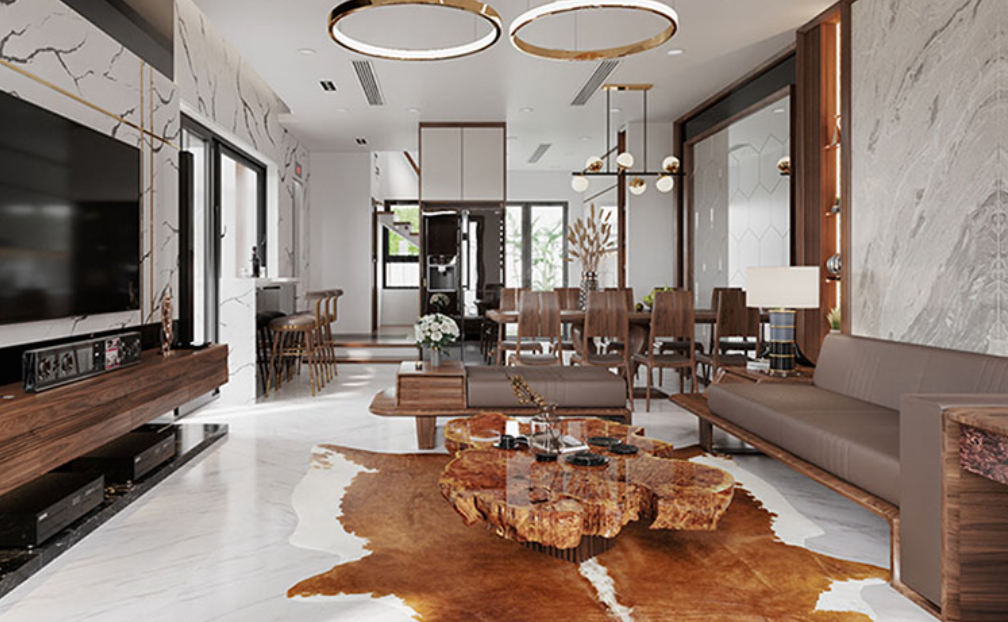 Cho thuê shophouse khu D Geleximco, hướng Bắc, DT 130m2, căn góc view đẹp