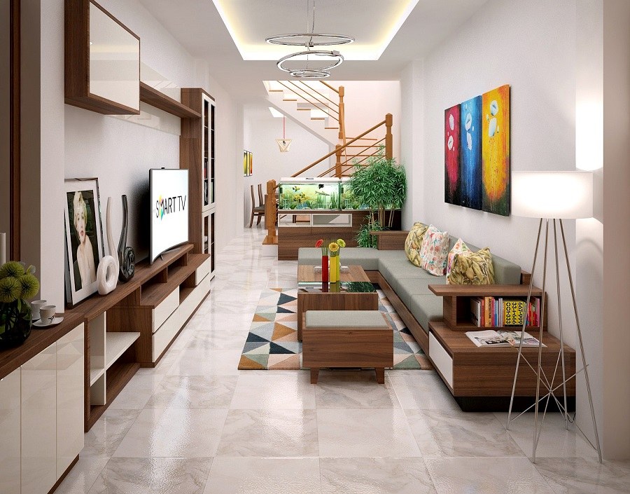 Bán nhà liền kề 75m2 khu A Geleximco Lê Trọng Tấn Hà Đông, hướng Tây, xây thô hoàn thiện mặt ngoài