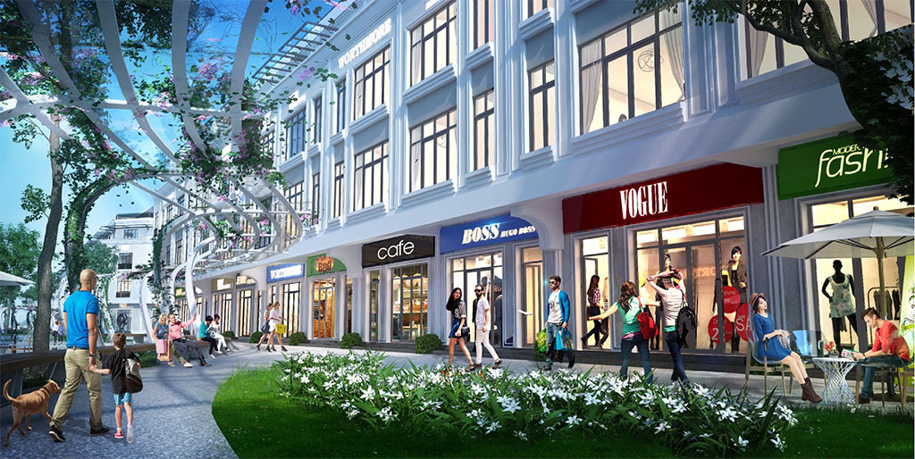 Mua ngay nhà phố shophouse hướng Đông Tứ Trạch mặt tiền rộng, gần vườn hoa, khu C Geleximco Lê Trọng Tấn