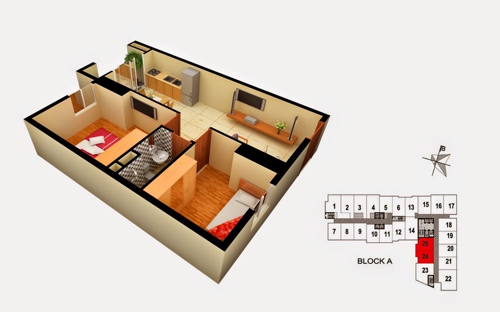  Căn hộ 64m2