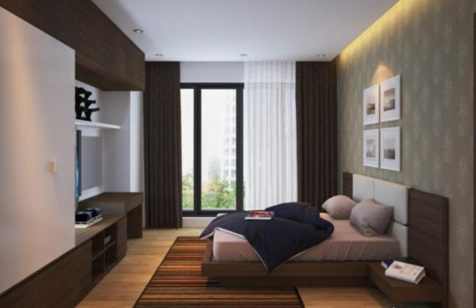 Phòng ngủ căn hộ N04 Hoàng Đạo Thúy